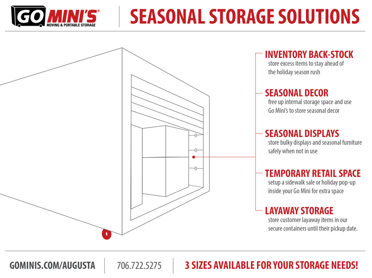 Seasonal Storage with Portable Containers