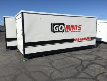 Go Mini's storage unit on back lot 