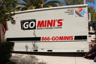 Go Mini's unit in front of house