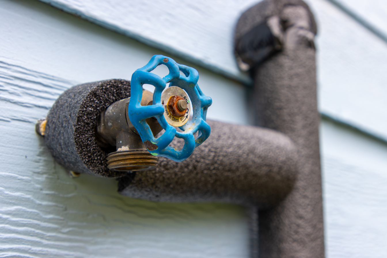 Pipe insulation designed to prevent burst pipes in winter weather